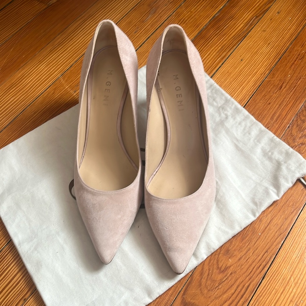 M. Gemi Lilac Suede Esatto 70mm 38.5